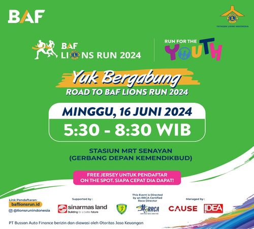 Road to BAF Lions Run 2024