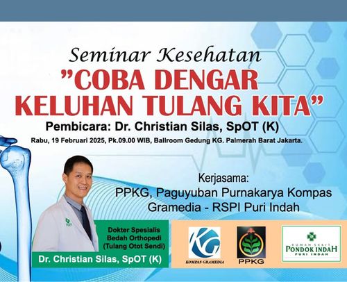 Seminar Kesehatan : Coba Dengar Keluhan Tulang Kita